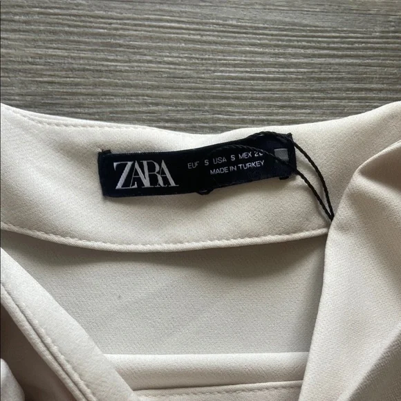 Zara Cream Skort with Bow - Picture 2 of 5